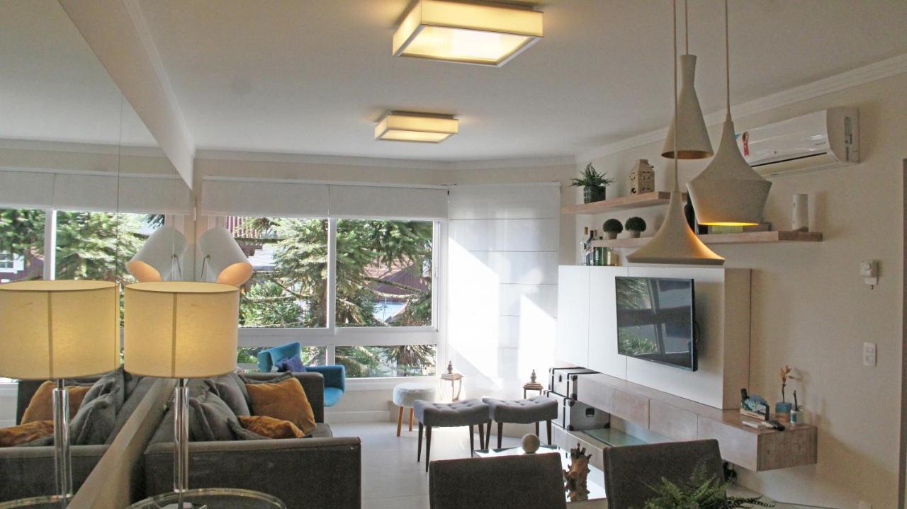 Apartamento No Centro De Gramado Apartment Bagian luar foto